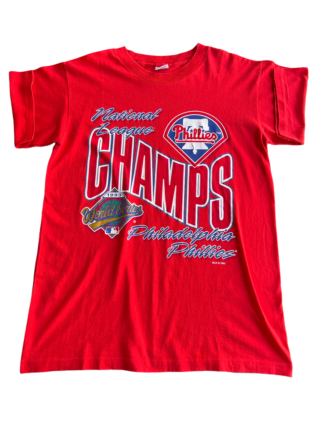 National League Phillies Champs 1993 tee size Medium!