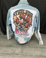 Load image into Gallery viewer, Pittsburgh Steelers Dyed Jean Jacket size Small!
